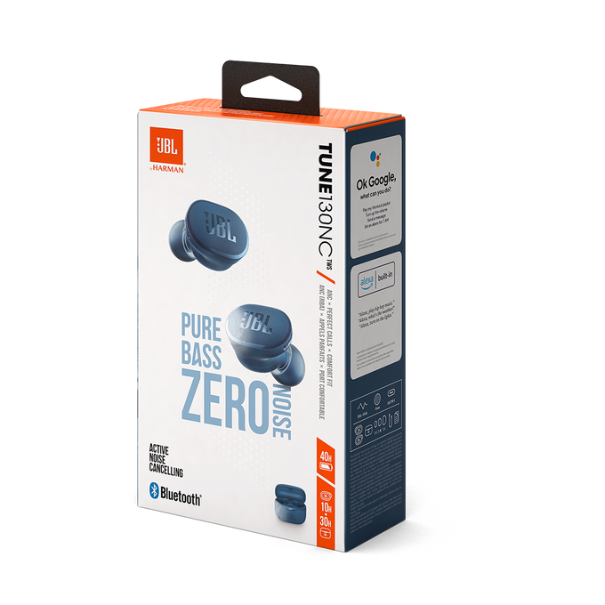 JBL Tune 130NC TWS - Blue - True wireless Noise Cancelling earbuds - Detailshot 10 image number null